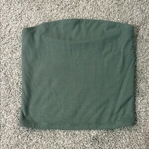 American Eagle Outfitters Soft & Sexy Ribbed Top in Dark Green